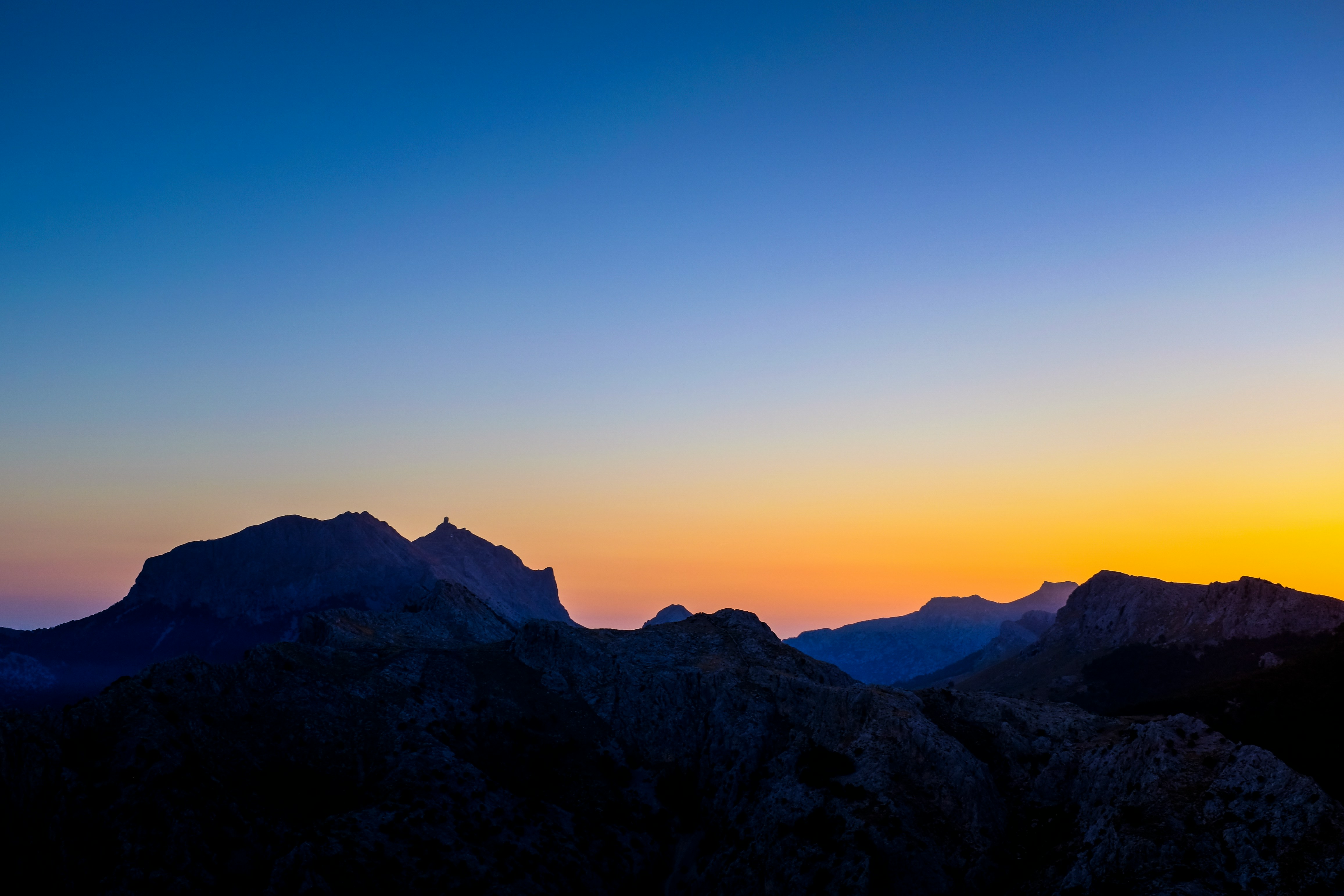 Atardecer en la Serra de Tramuntana